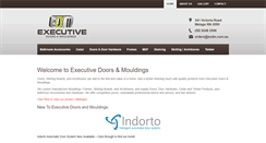 Desktop Screenshot of executivedoorsandmouldings.com.au