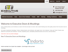 Tablet Screenshot of executivedoorsandmouldings.com.au